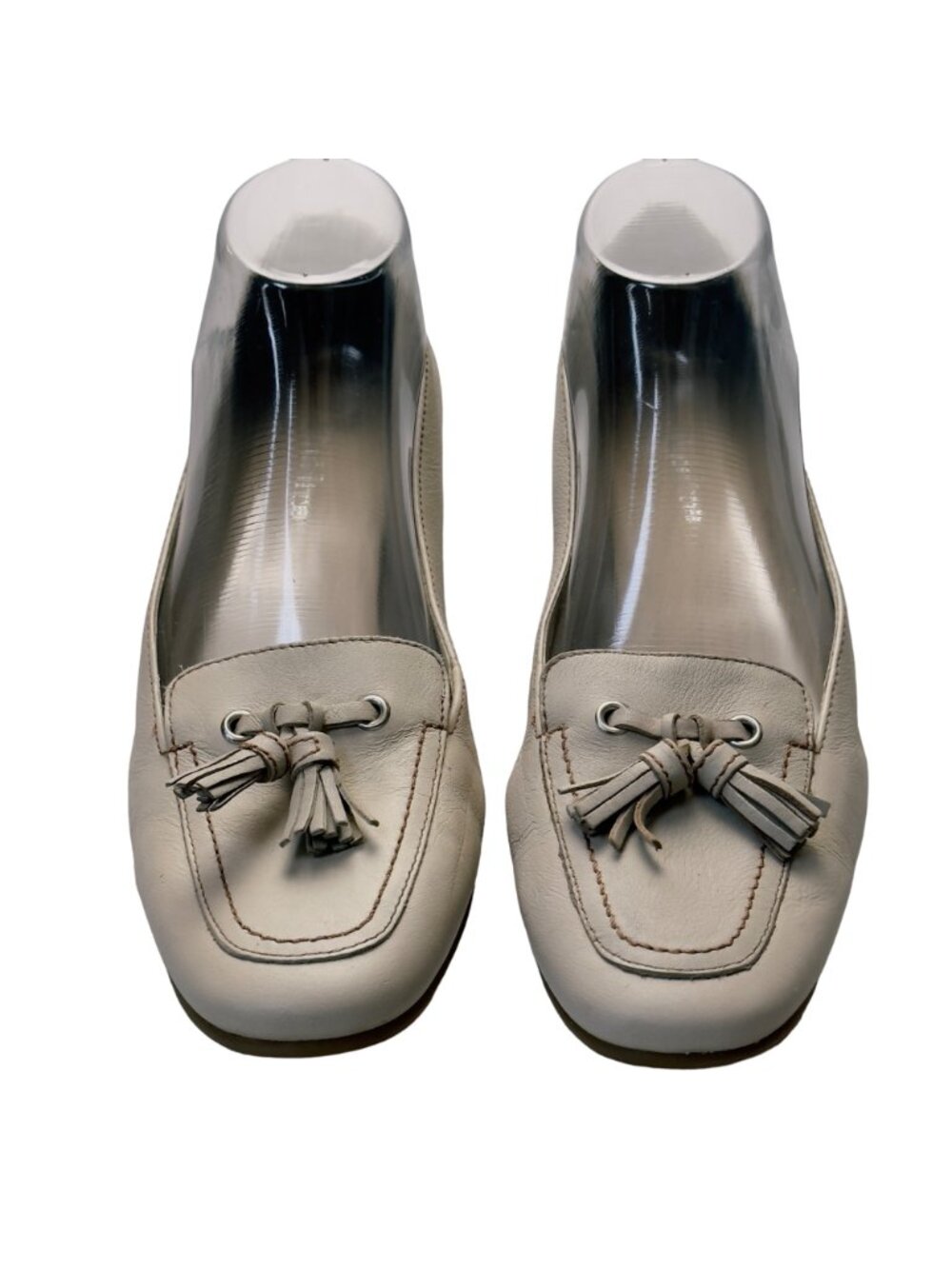 MADELINE BERYL Women’s Shoes Leather Loafers Beige Size 8W - Picture 2 of 13